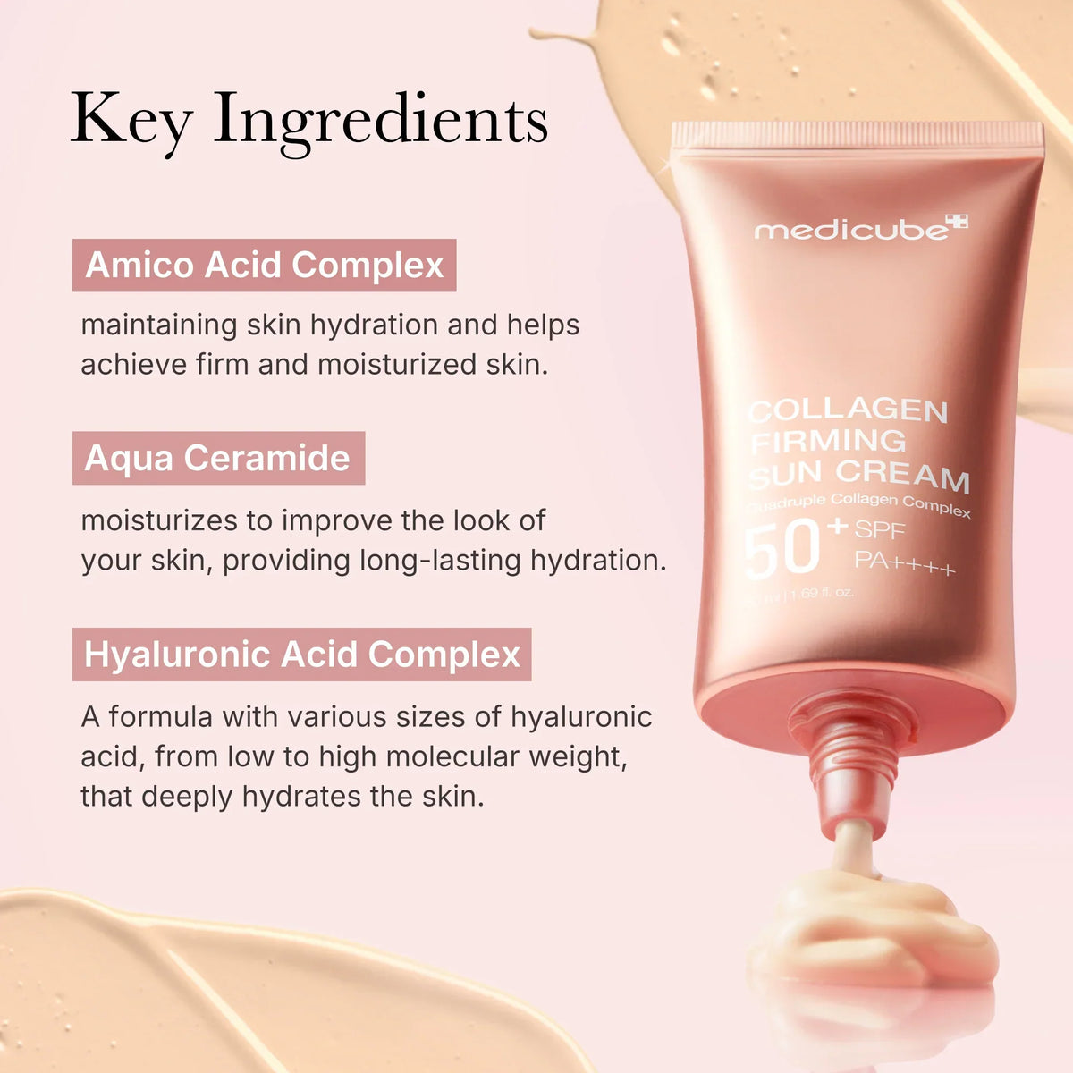 Medicube Collagen Firming Sun Cream SPF50+ 50ml