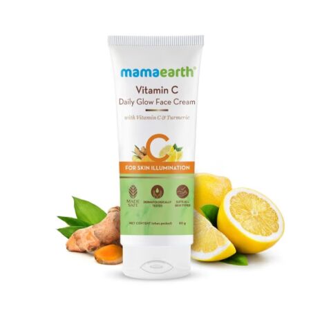Mama earth Vitamin C Daily Glow Face Cream With Vitamin C & Turmeric - 80 g