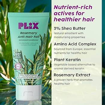 PLIX Rosemary Anti-Hair Fall Advanced Conditioner – 175ml