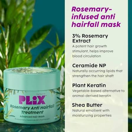 PLIX Rosemary Anti Hair Fall Hair Mask (200g)