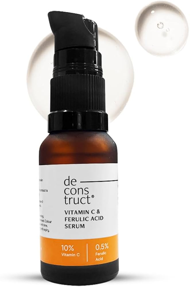 Deconstruct 10% Vitamin C Face Serum with 0.5% Ferulic Acid, for Glowing Skin -30ml
