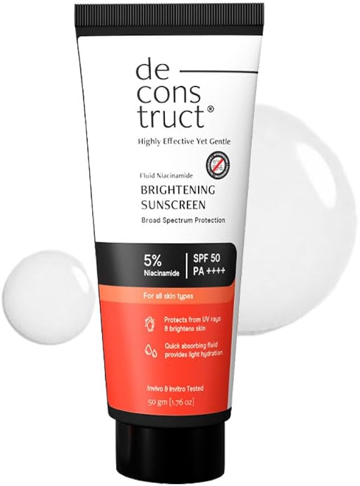 Deconstruct Fluid Brightening Sunscreen SPF 50+ PA++++ 50g