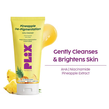 PLIX Pineapple De-Pigmentation Juicy Cleanser with Niacinamide 1