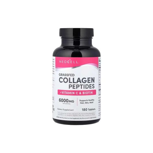 Neocell Grassfed Collagen Peptides + C & Biotin - 180 tablets