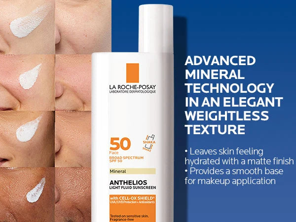 La Roche-Posay Anthelios Mineral Tinted Ultra Fluid SPF 50 Facial Sunscreen 50ml