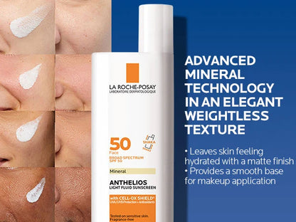 La Roche-Posay Anthelios Mineral Tinted Ultra Fluid SPF 50 Facial Sunscreen 50ml