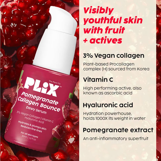 PLIX Pomegranate Collagen Bounce Dewy Serum