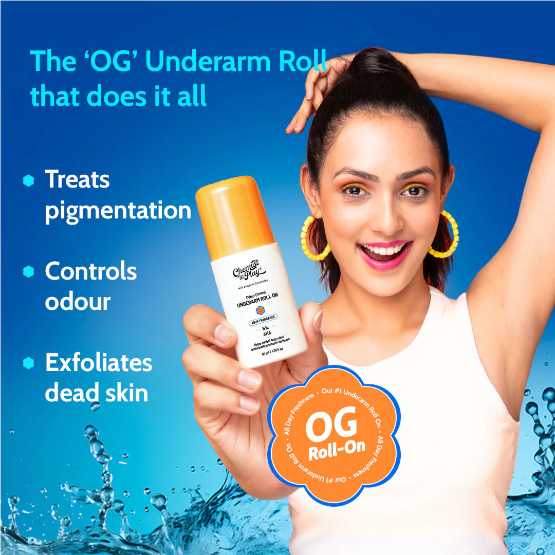 Chemist At Play Aqua Fragrance Underarm Roll-On (40 ml)