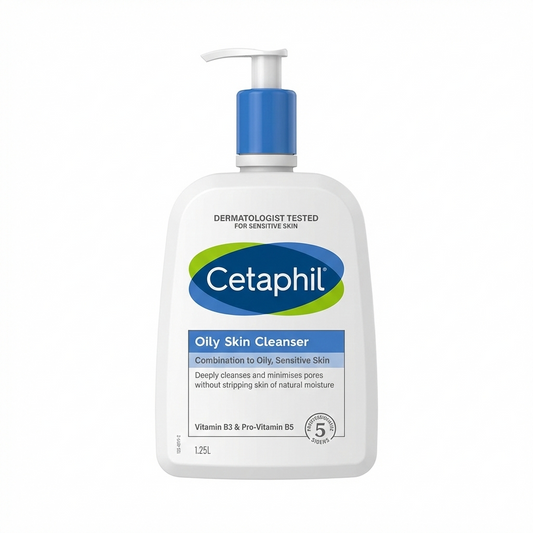 Cetaphil Oily Skin Cleanser Combination to Oily, Sensitive Skin 1.25L