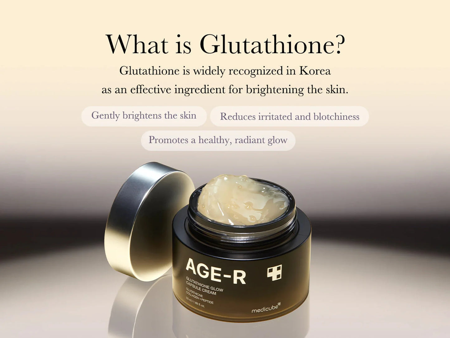 Medicube AGE-R Glutathione Glow Capsule Cream 50ml