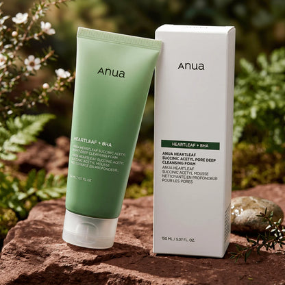 ANUA Heartleaf Quercetinol Pore Deep Cleansing Foam + BHA 150ml