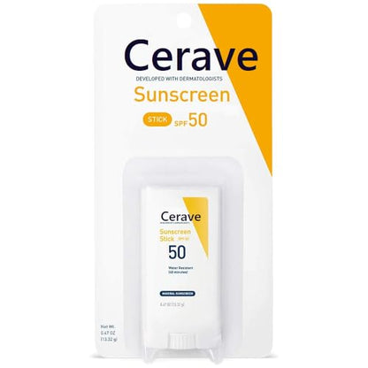 Cerave Mineral Sunscreen Stick SPF 50 13.32g