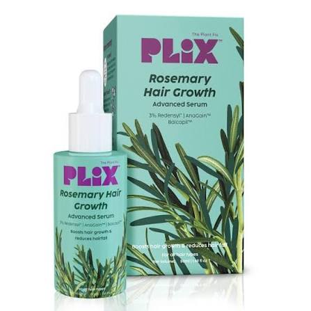 PLIX  – THE PLANT FIX Rosemary Hair Growth Serum with 3% Redensyl, 4% AnaGain, 3% Baicapil, 30 ml | Stimulates Hair Growth, Increase Hair Density & Thickens Hair | For Men & Women