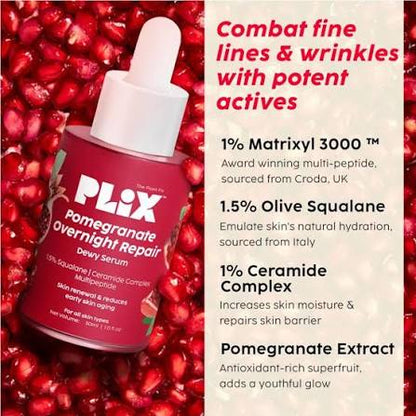 PLIX Pomegranate Overnight Repair Dewy Serum