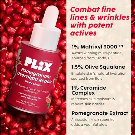 PLIX Pomegranate Overnight Repair Dewy Serum