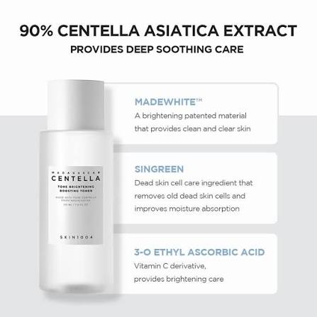 Skin 1004 Madagascar Centella Tone Brightening Boosting Toner 210ml