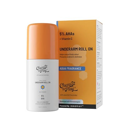 Chemist At Play Aqua Fragrance Underarm Roll-On (40 ml)
