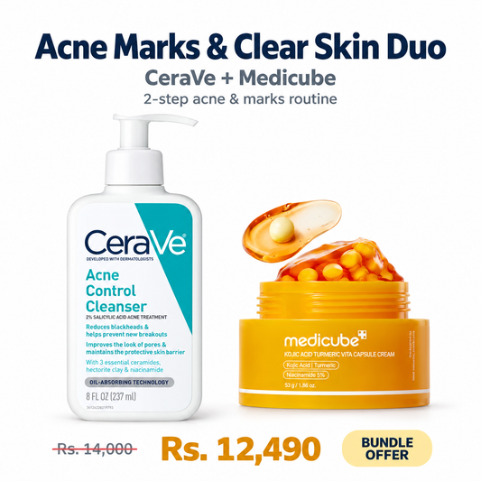 Acne Marks & Clear Skin Duo | CeraVe + Medicube