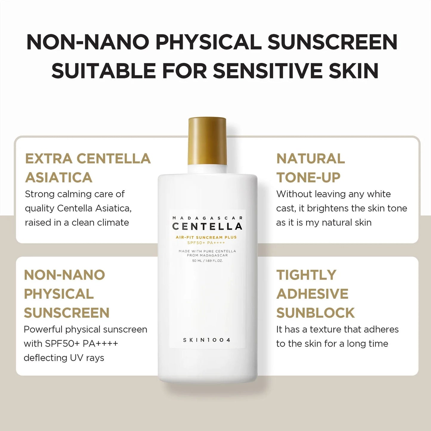Centella Air-Fit Sunscreen Plus SPF 50+ PA++++