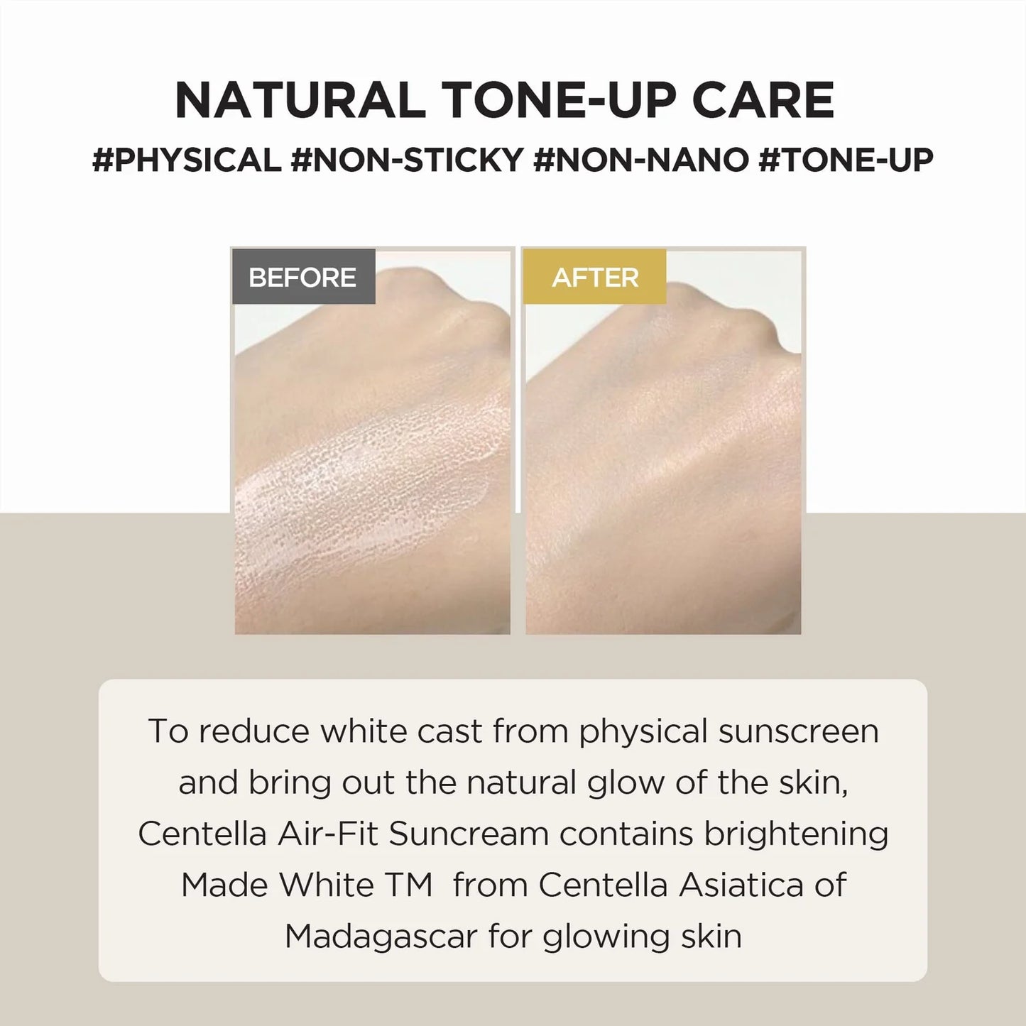 Centella Air-Fit Sunscreen Plus SPF 50+ PA++++