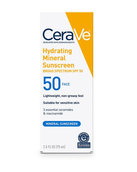 CeraVe Hydrating Mineral sunscreen 75ml